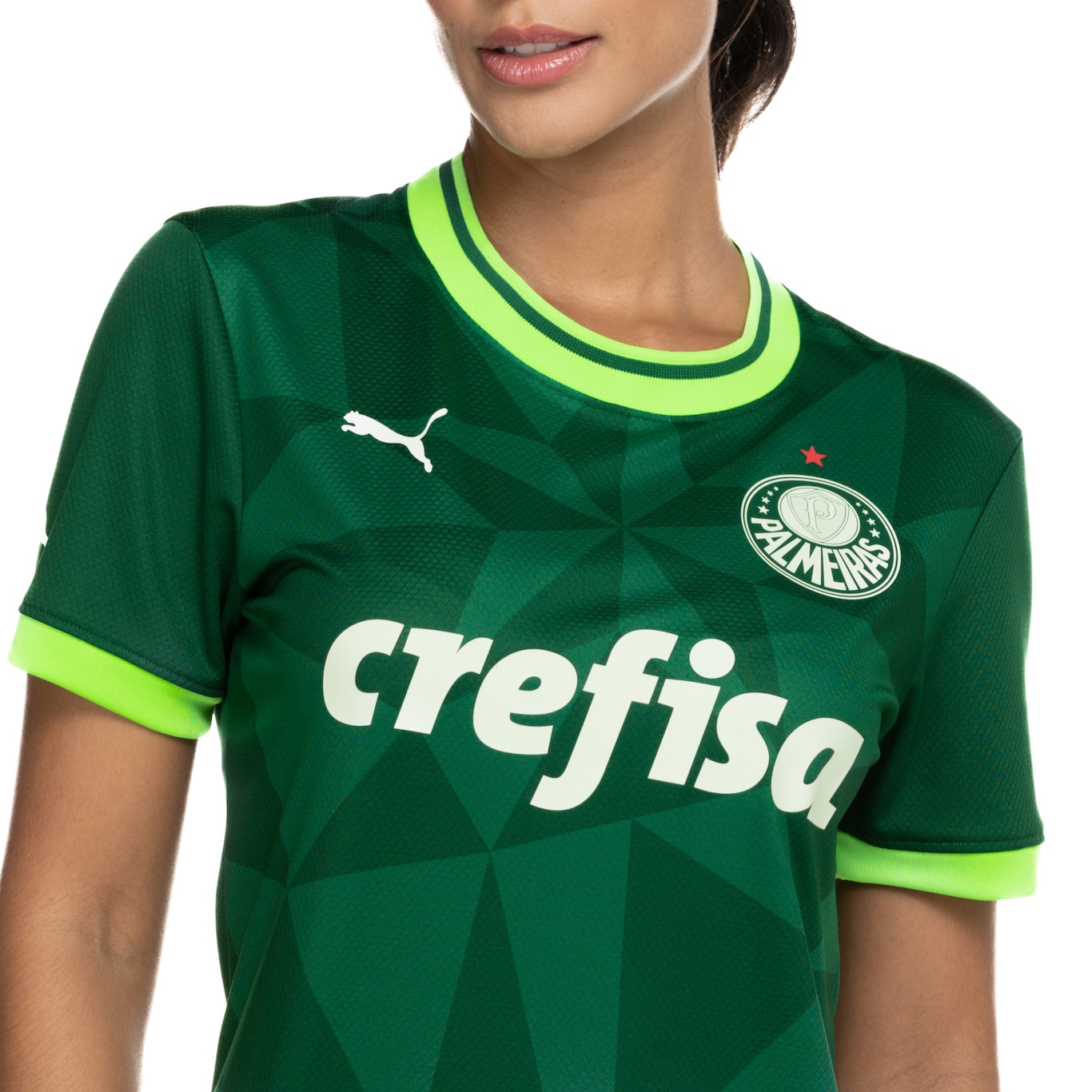 Camisa do Palmeiras I 23 Puma - Feminina - Foto 3