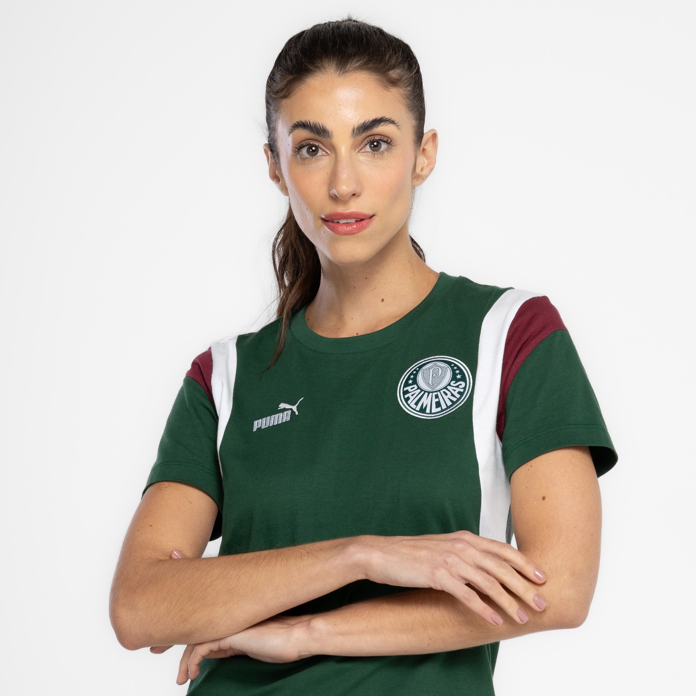 Camiseta do Palmeiras Puma - Feminina - Foto 5