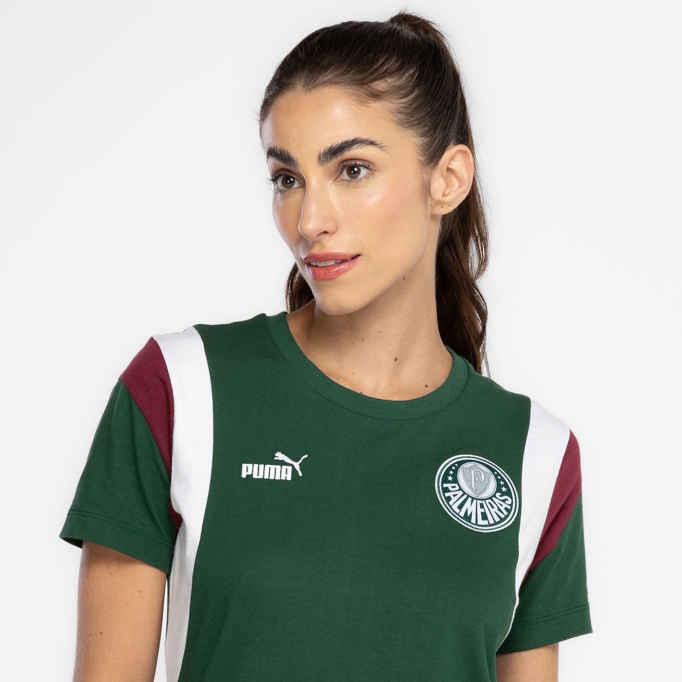 Camiseta do Palmeiras Puma - Feminina - Foto 6