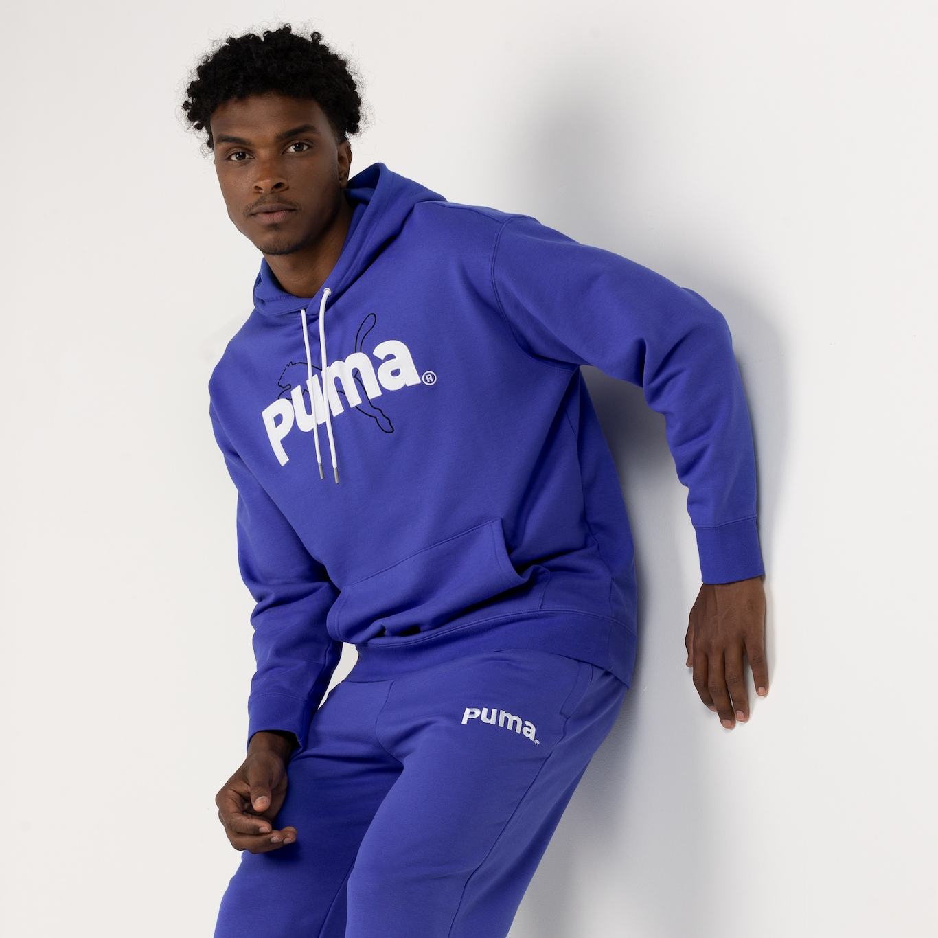 Blusão Masculino Puma com Capuz Team Graphic Hoodie - Foto 4