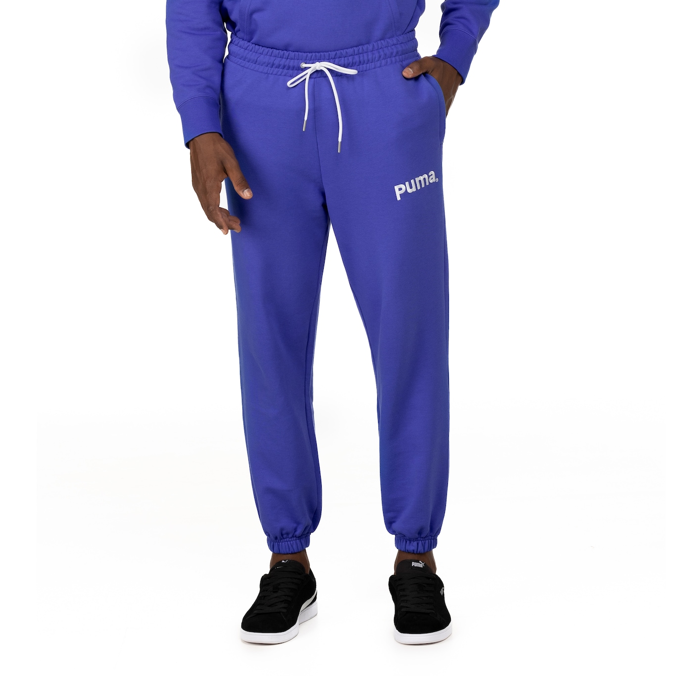 Calça Masculina Puma Team Sweatpants - Foto 3