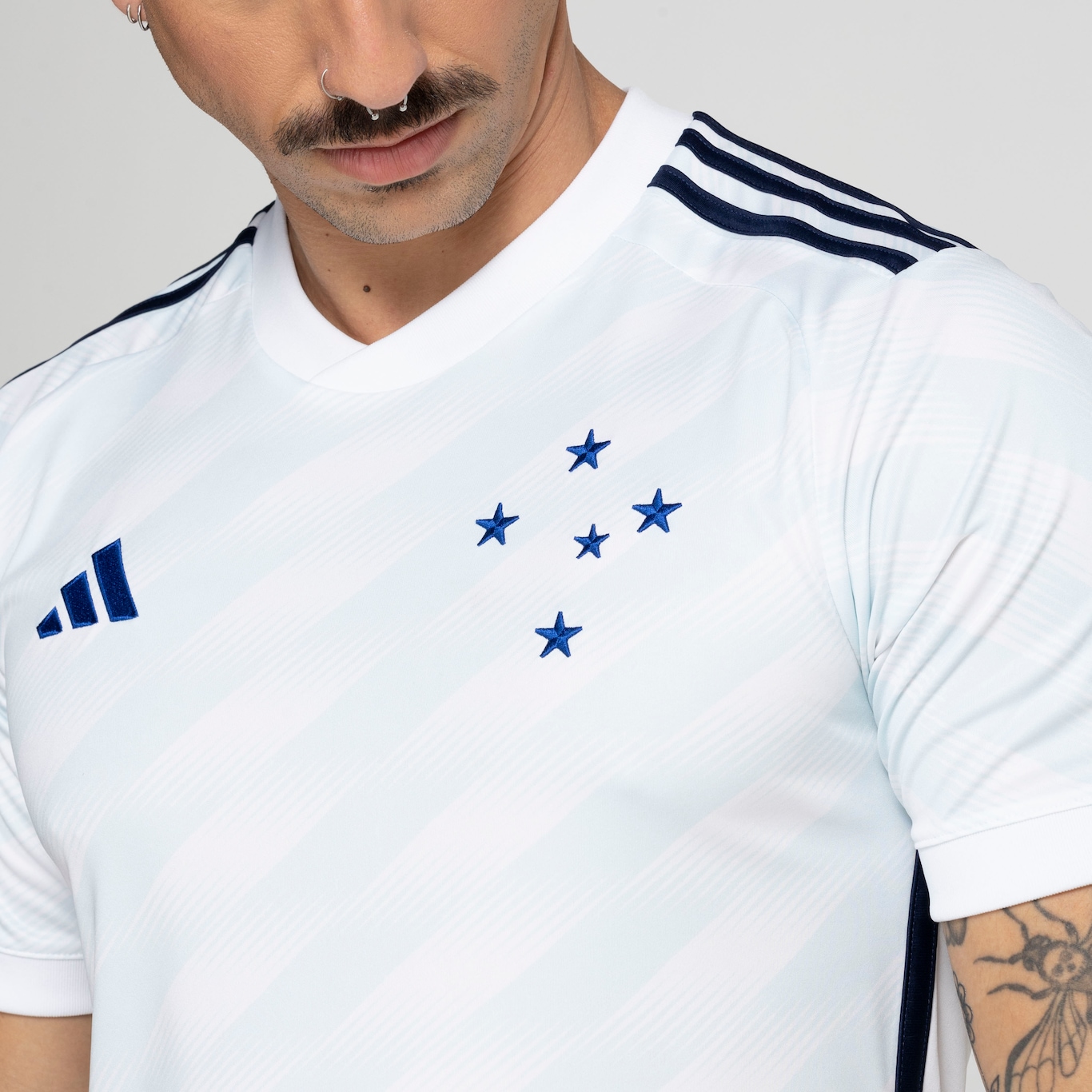 Camisa do Cruzeiro II 23 adidas - Masculina - Foto 6