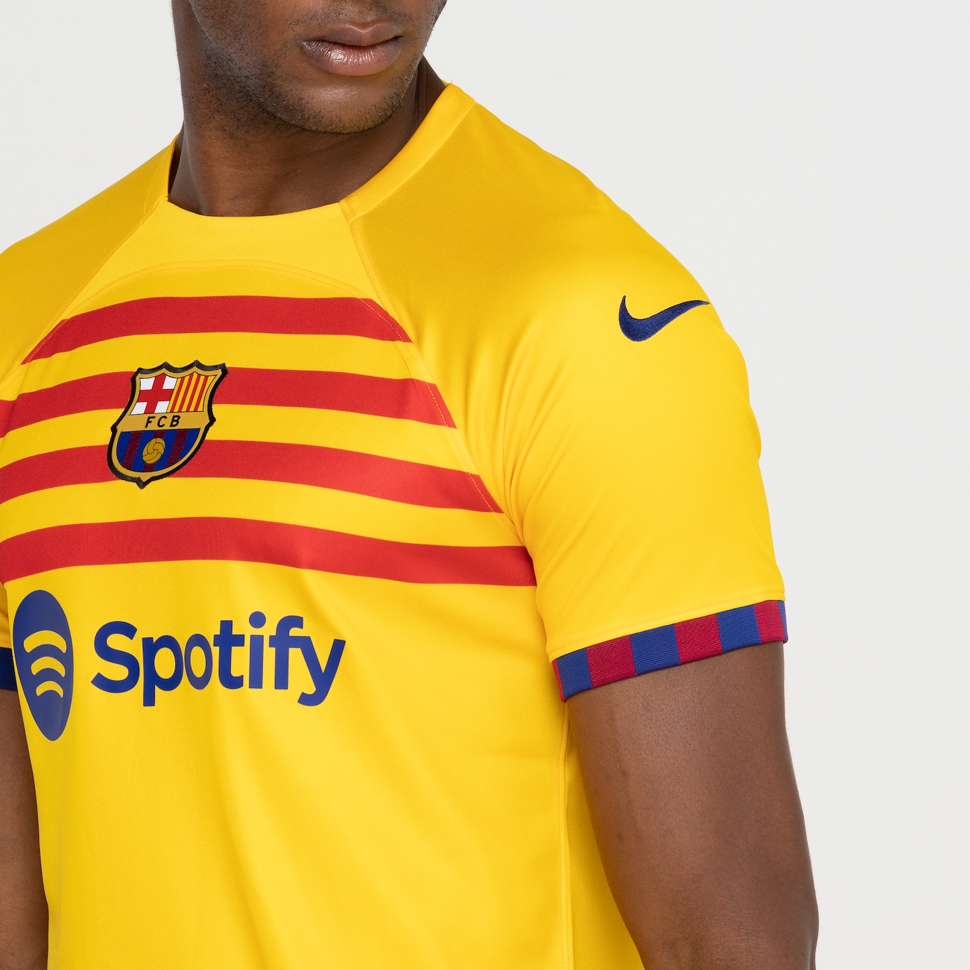 Camiseta Barcelona Nike Masculina Dri-Fit Stadium Js - Foto 5