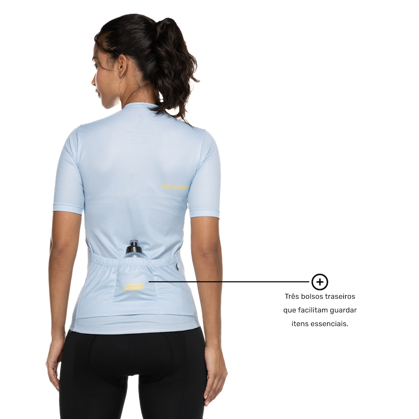 Camisa de Ciclismo Feminina Asw Versa - Foto 4