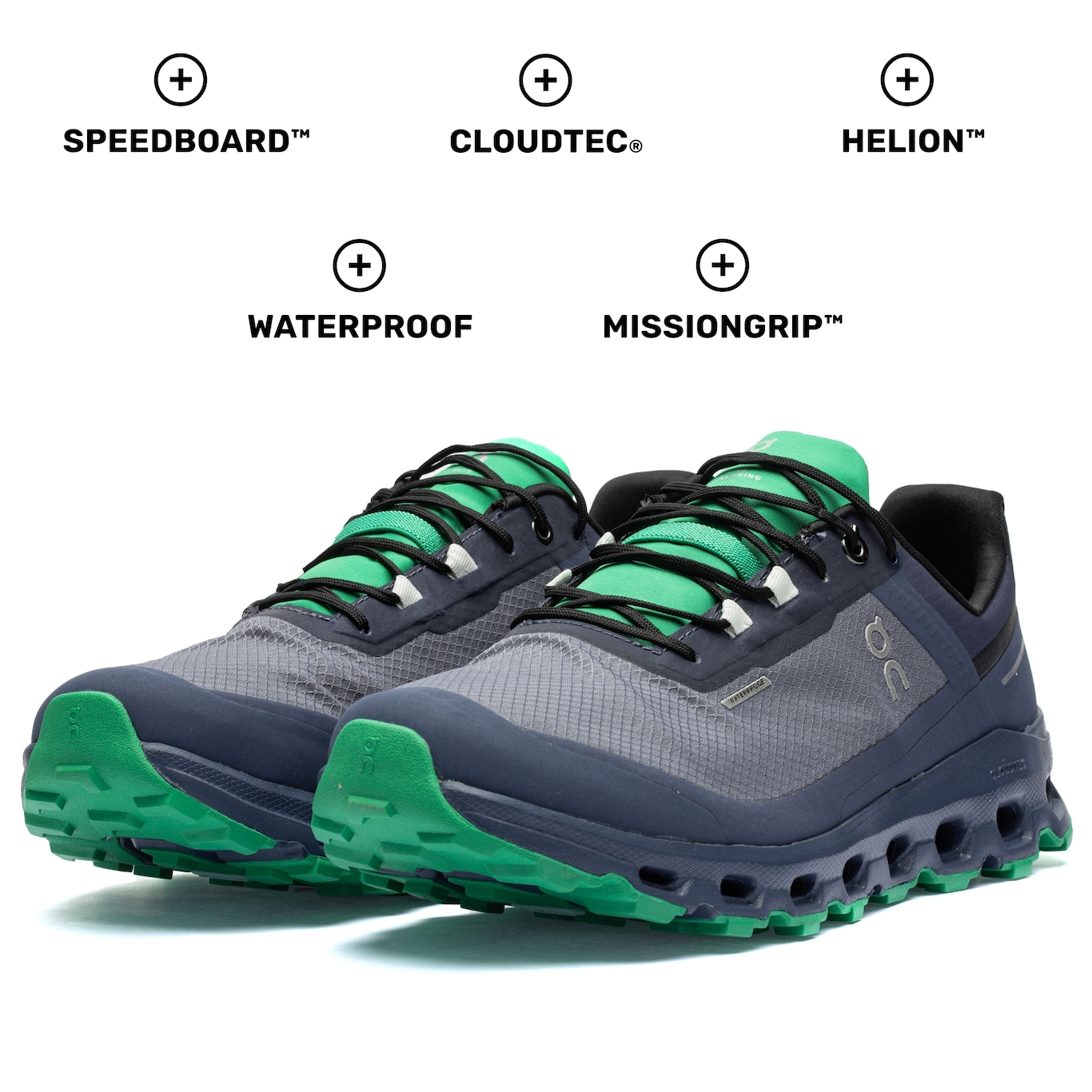 Tênis On Running Cloudvista Waterproof - Masculino - Foto 3