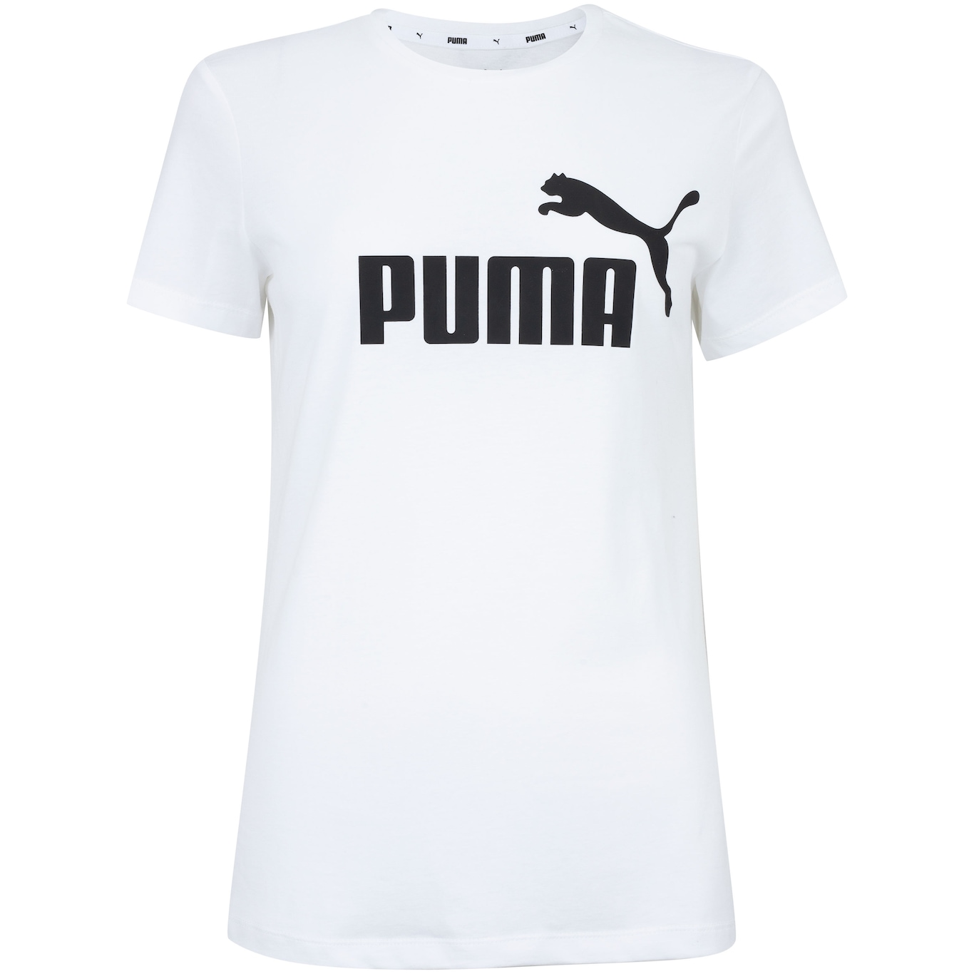 Camiseta Puma Feminina Manga Curta Essentials Logo Tee - Foto 6