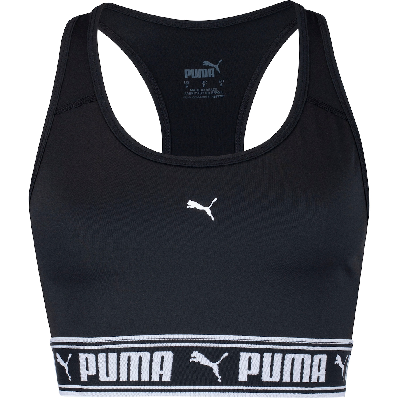 Top Fitness Sem Bojo Puma Média Sustentação Strong - Adulto - Foto 6