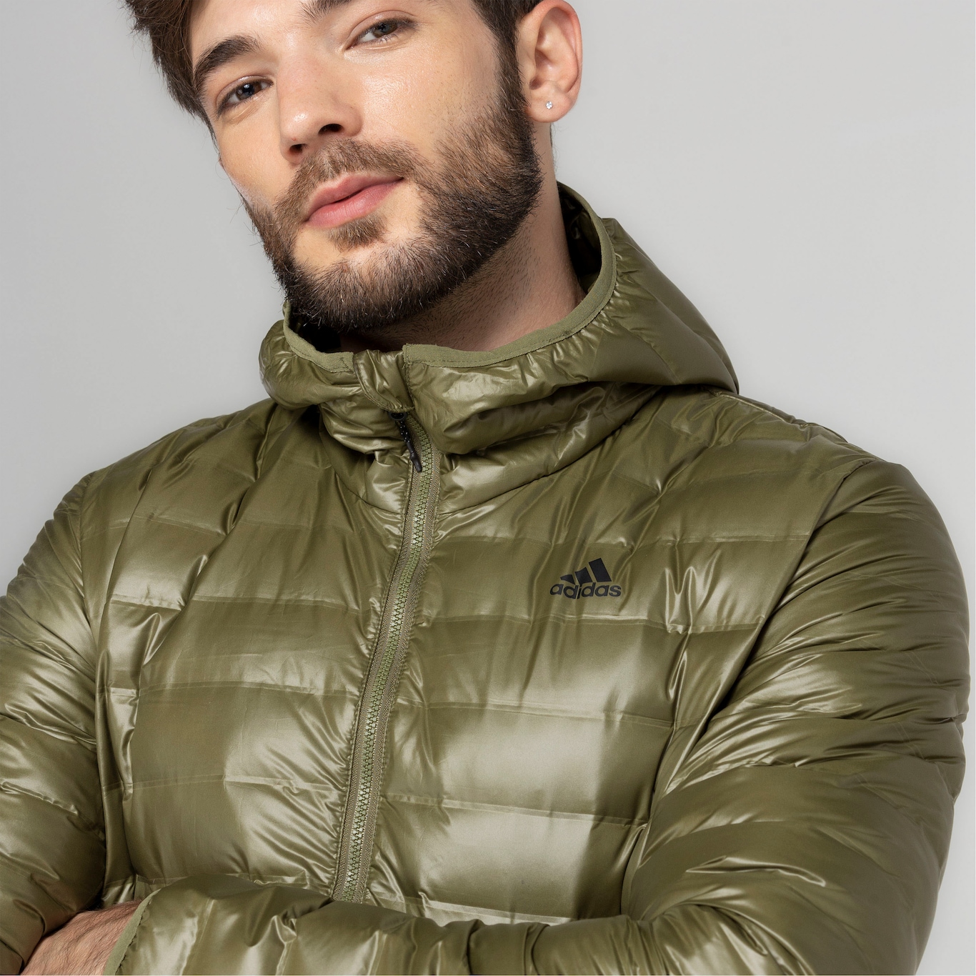 Jaqueta Masculina adidas com Capuz Outdoor Vari - Foto 5