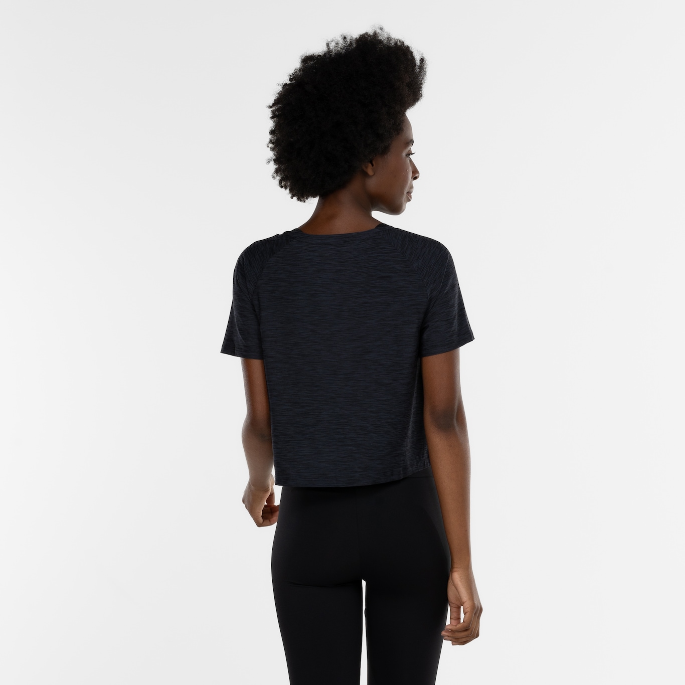 Blusa Cropped Feminina Oxer Duni Cava Raglan - Foto 2