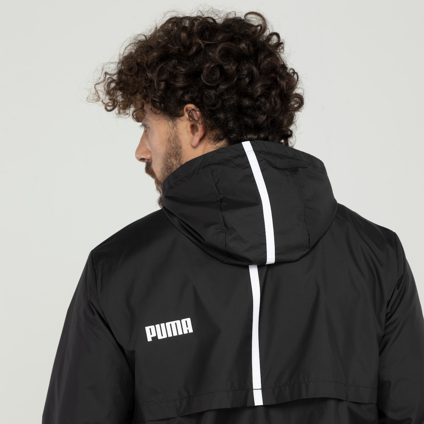 Jaqueta Masculina Puma com Capuz Solid Windbreaker - Foto 5