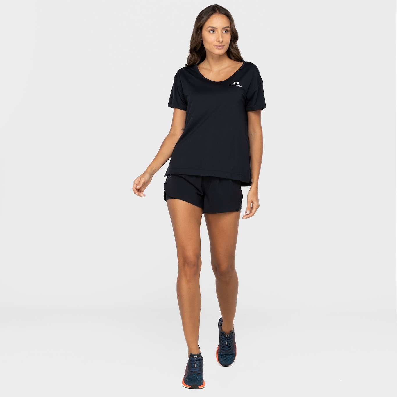 Camiseta Feminina Under Armour Manga Curta Rush Energy - Foto 4