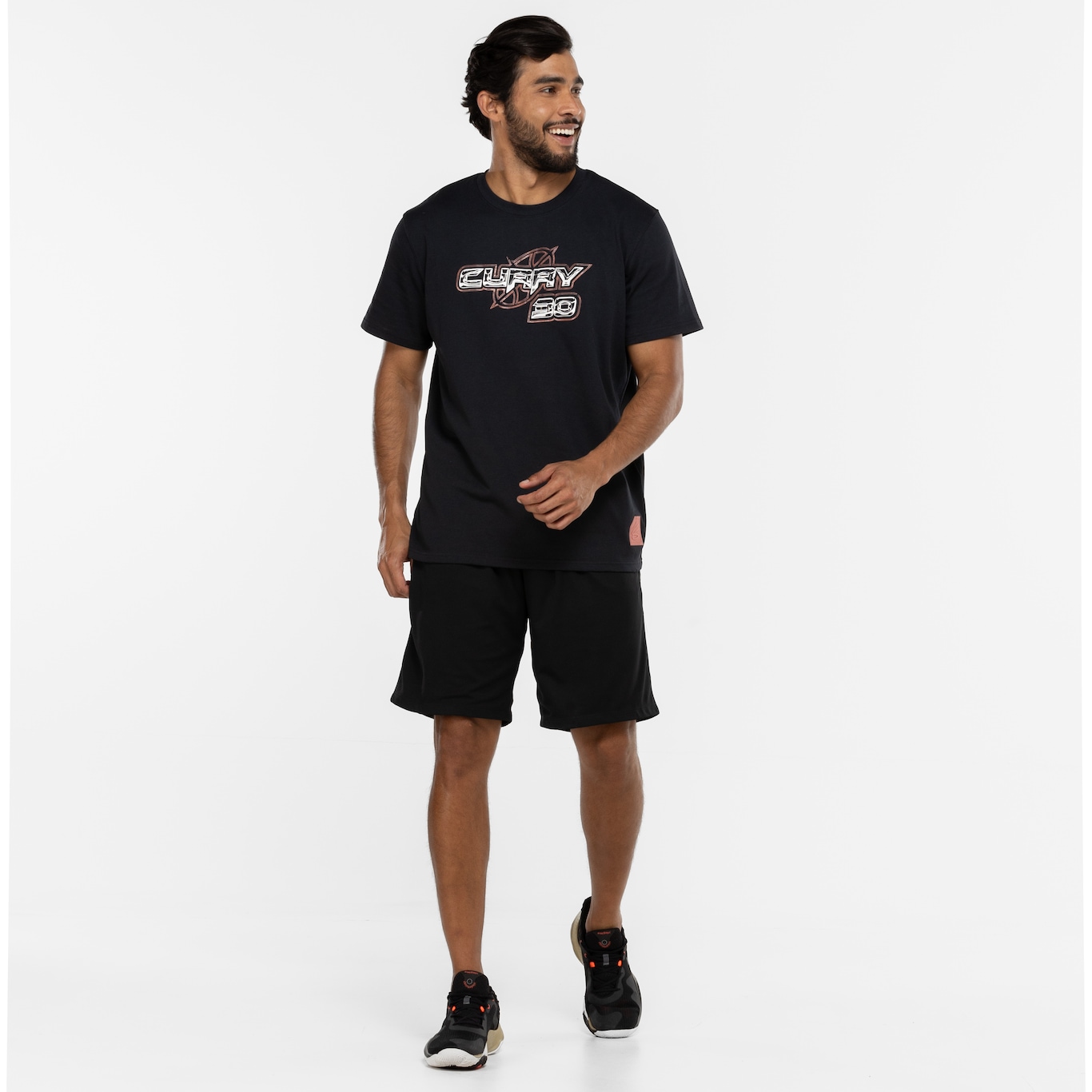 Camiseta Masculina Under Armour Manga Curta Curry 30 Hea - Foto 4