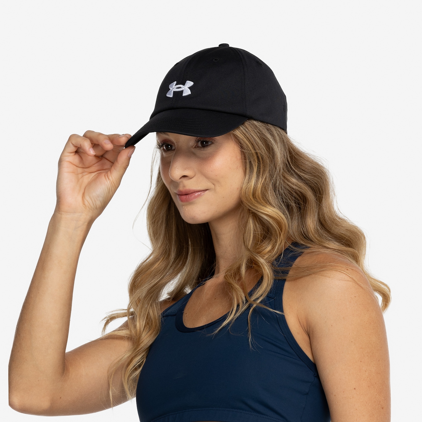 Boné Aba Curva Under Armour Strapback Blitzing Feminino - Foto 4