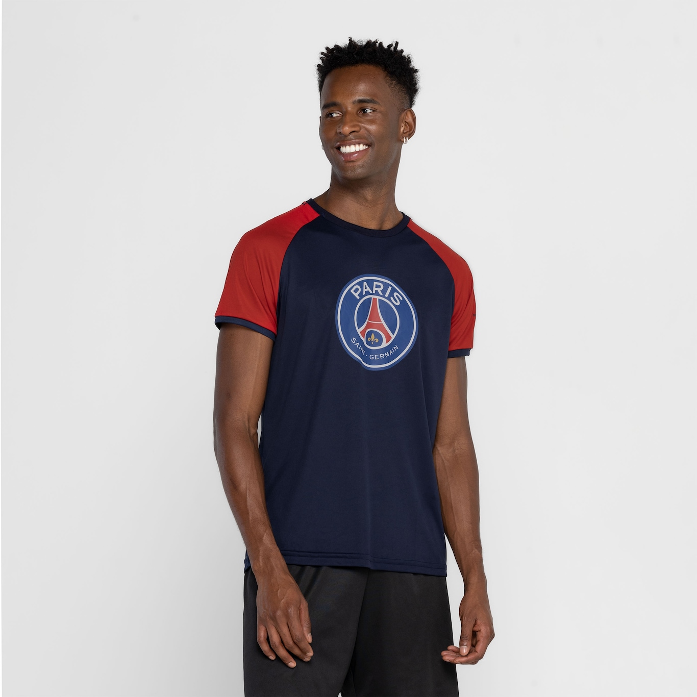 Camiseta Masculina PSG Balboa Manga Curta Dry Fit Sergio Ramos - Foto 4