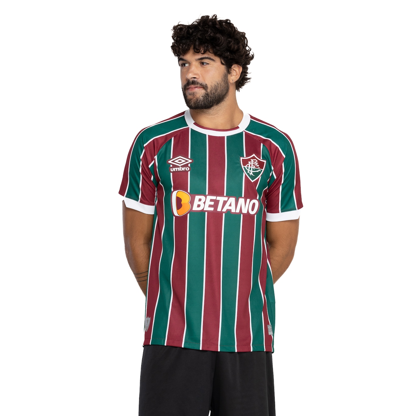 Camisa do Fluminense I 23 Masculina Umbro  - Foto 1