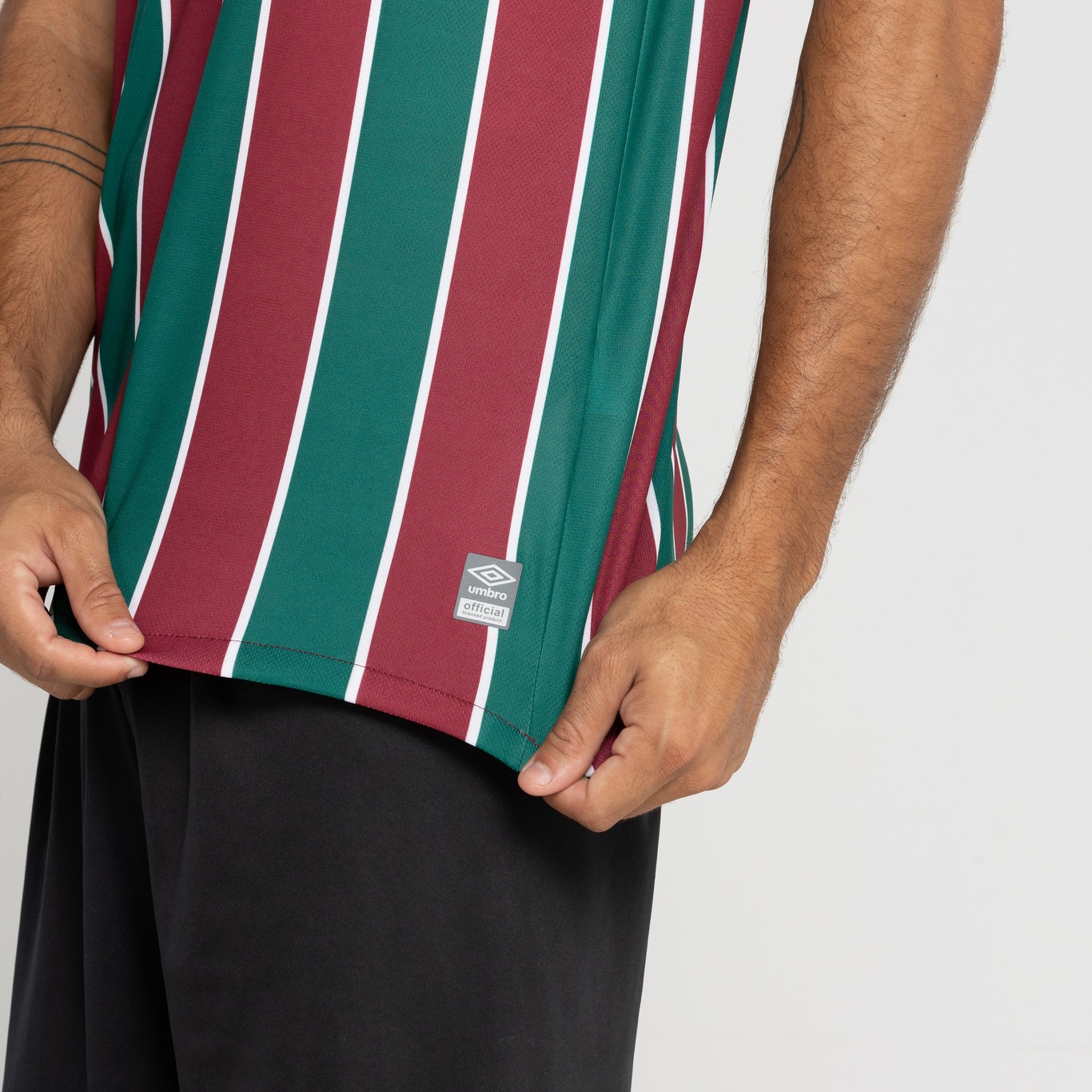 Camisa do Fluminense I 23 Masculina Umbro  - Foto 4