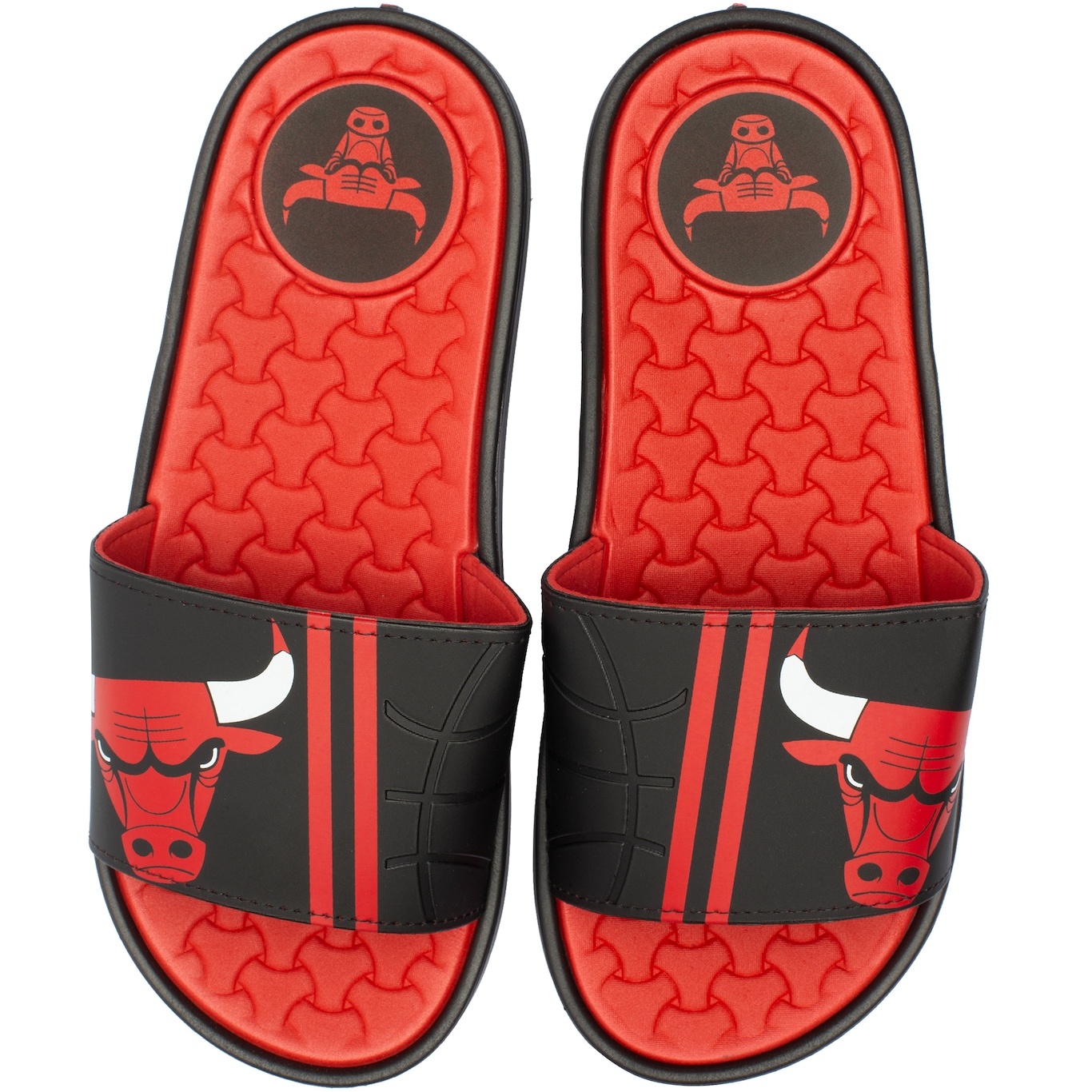 Chinelo Slide NBA Grendene Rider Pump II - Adulto - Foto 1