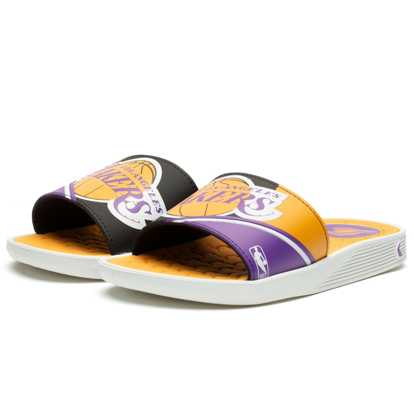 Chinelo Slide NBA Grendene Rider Pump II - Adulto - Foto 2