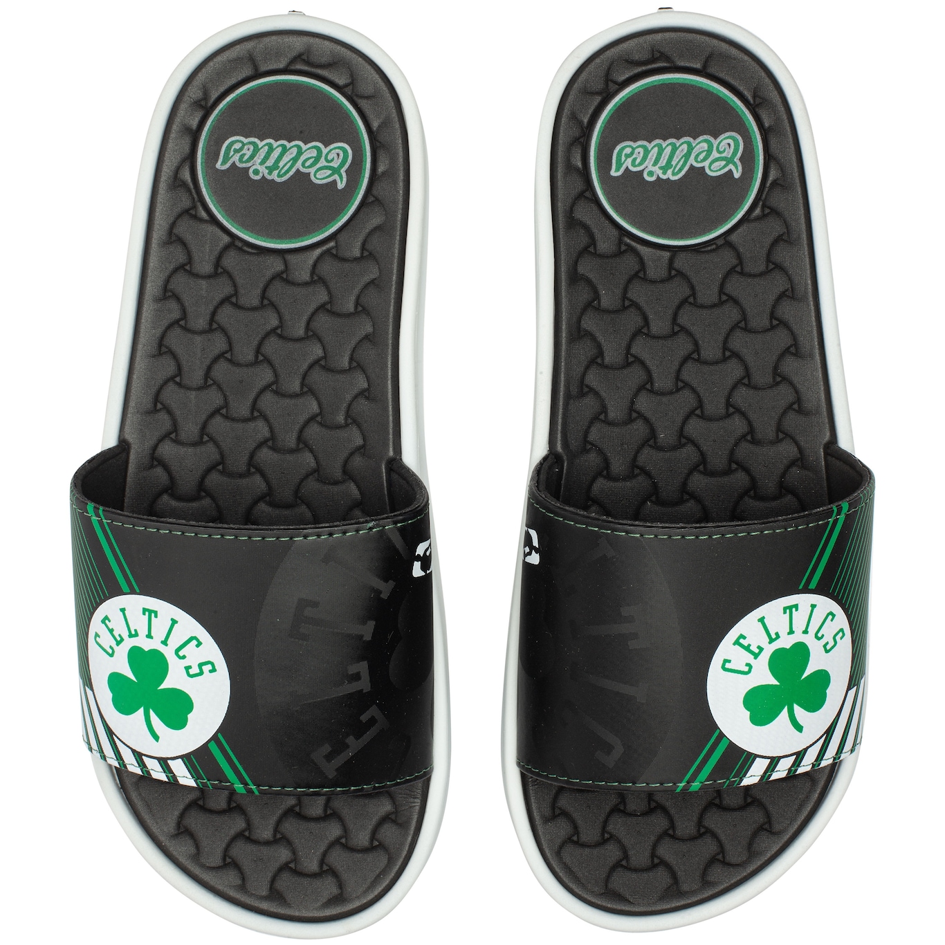 Chinelo Slide NBA Grendene Rider Pump II - Adulto - Foto 1