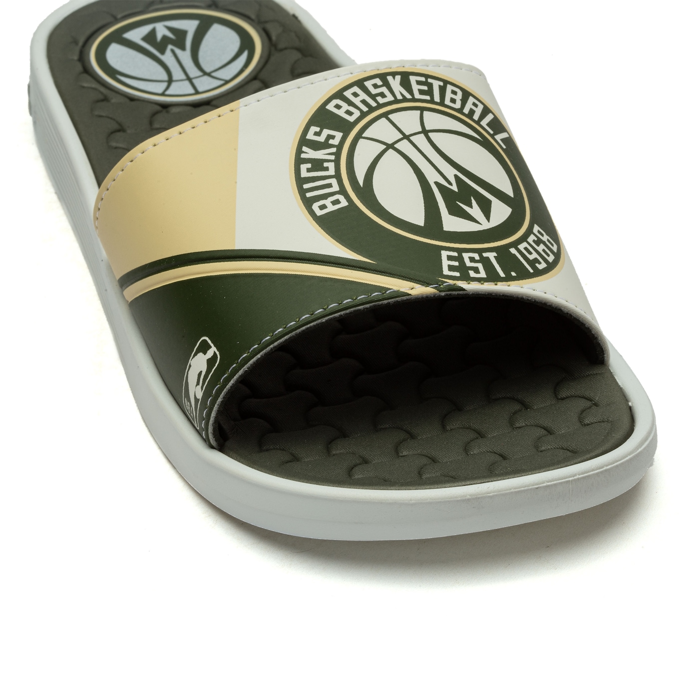 Chinelo Slide NBA Grendene Rider Pump II - Adulto - Foto 6