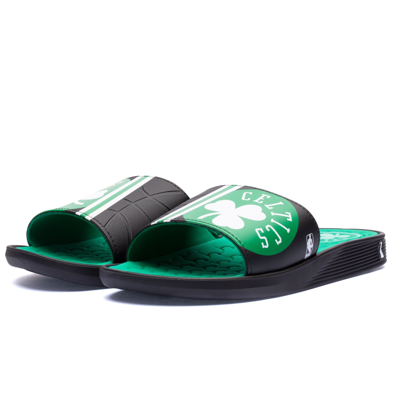 Chinelo Slide NBA Grendene Rider Pump II - Adulto - Foto 2