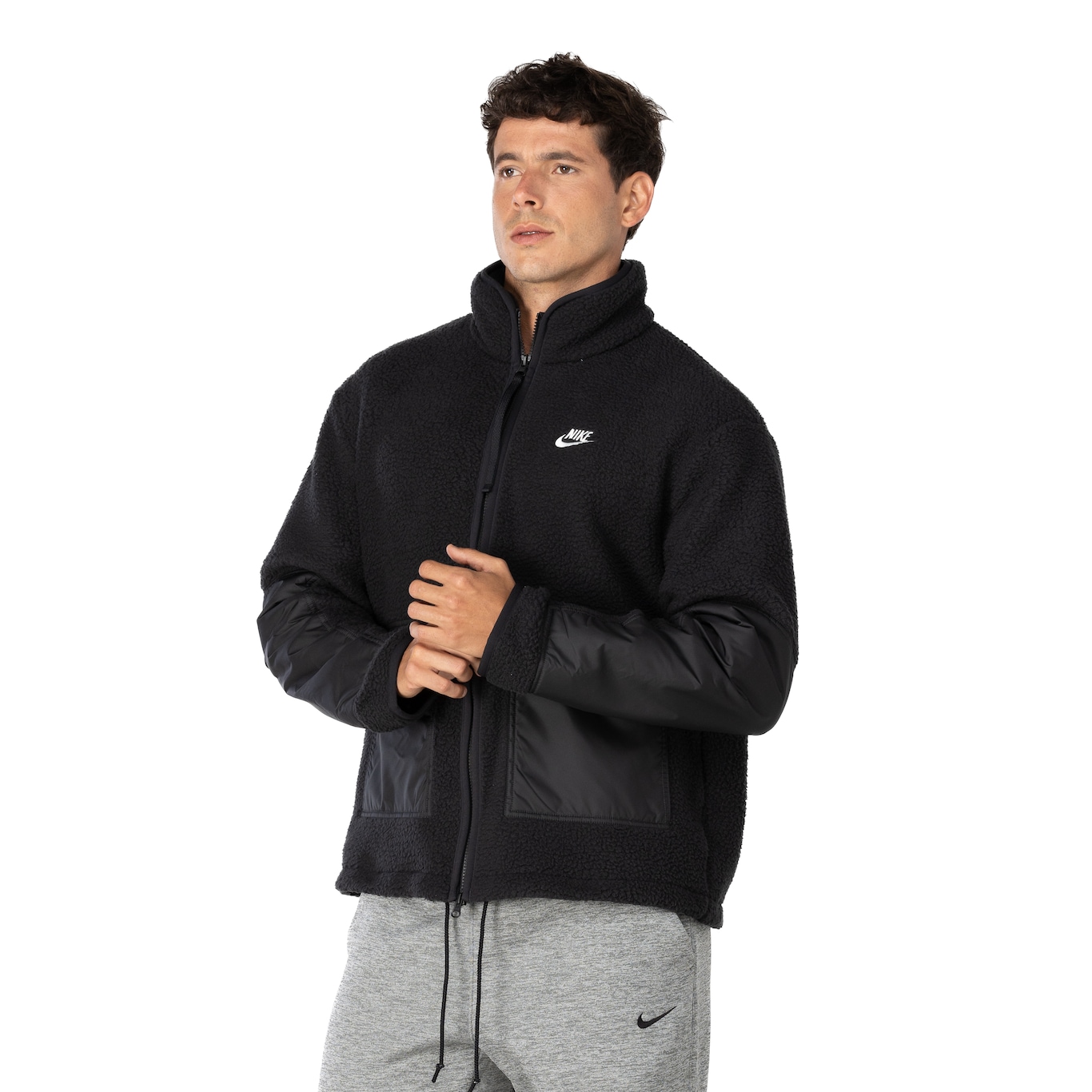 Nike reversible sherpa store jacket