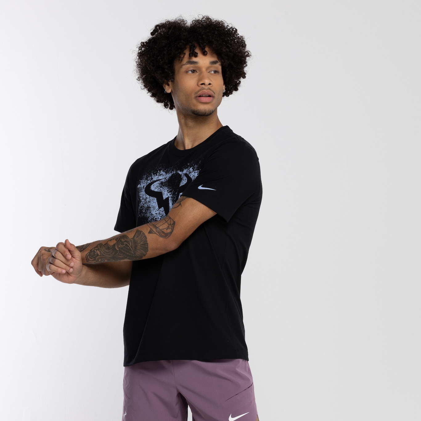 Camiseta Masculina Nike Manga Curta Dri-Fit Rafael Nadal M NKCT SU - Foto 4