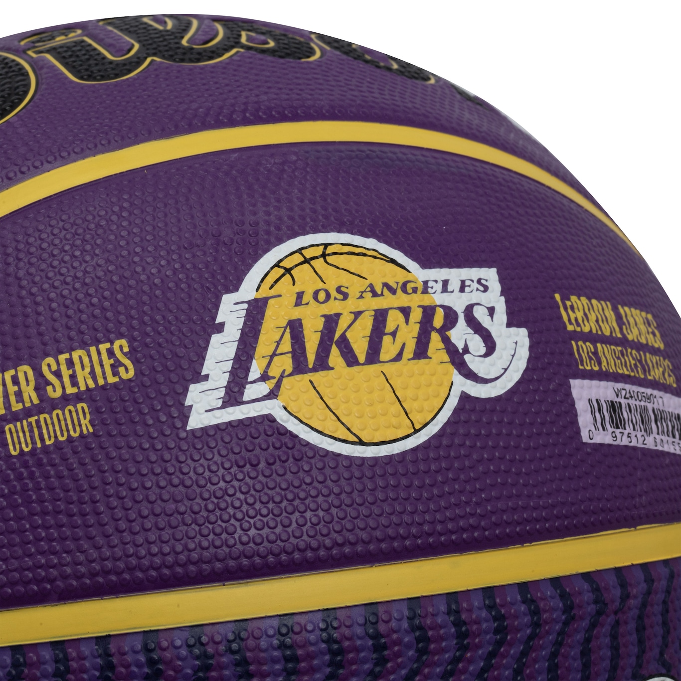 Bola de Basquete Los Angeles Lakers Lebron James 6 Wilson NBA em Promoção