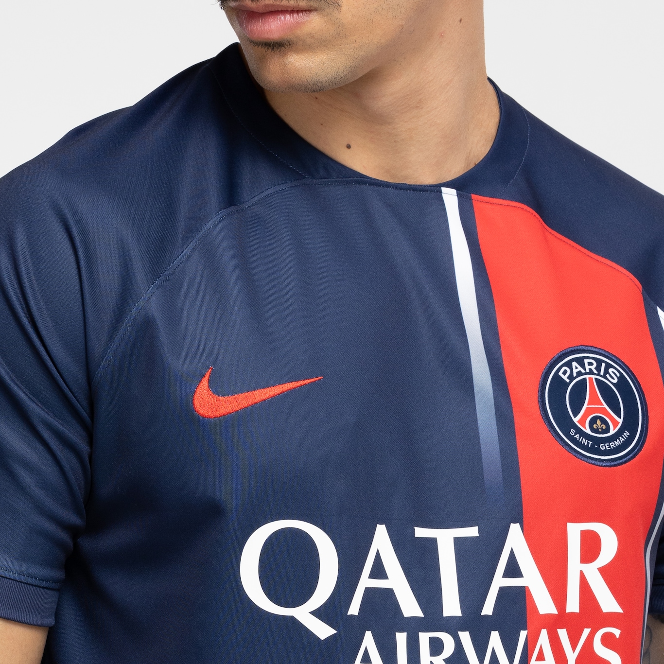 Camisa PSG I 23 Nike Torcedor - Masculina - Foto 6