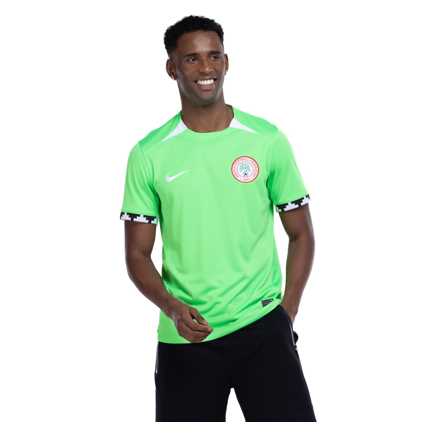 Camisa da Seleção da Nigéria I 23/24 Nike Masculina Torcedor - Video 1