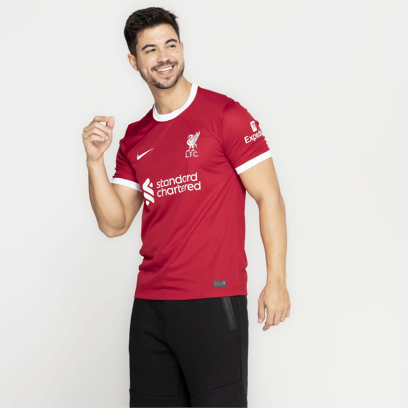 Camisa do Liverpool I 23 Nike Masculina Torcedor - Foto 4