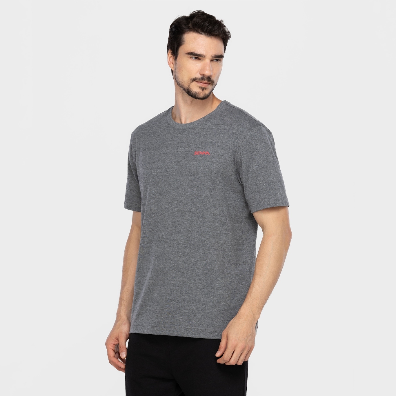 Camiseta Masculina Ayrton Senna Manga Curta B Sica Centauro