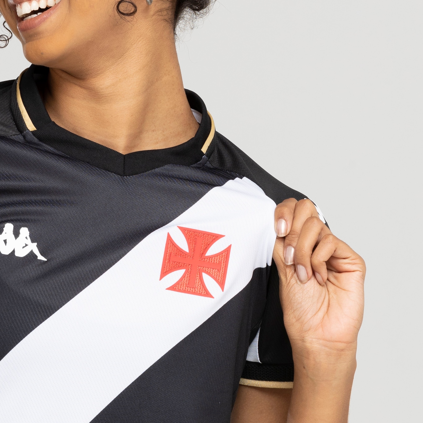 Camisa do Vasco da Gama I 23 Kappa Feminina Torcedor - Foto 6