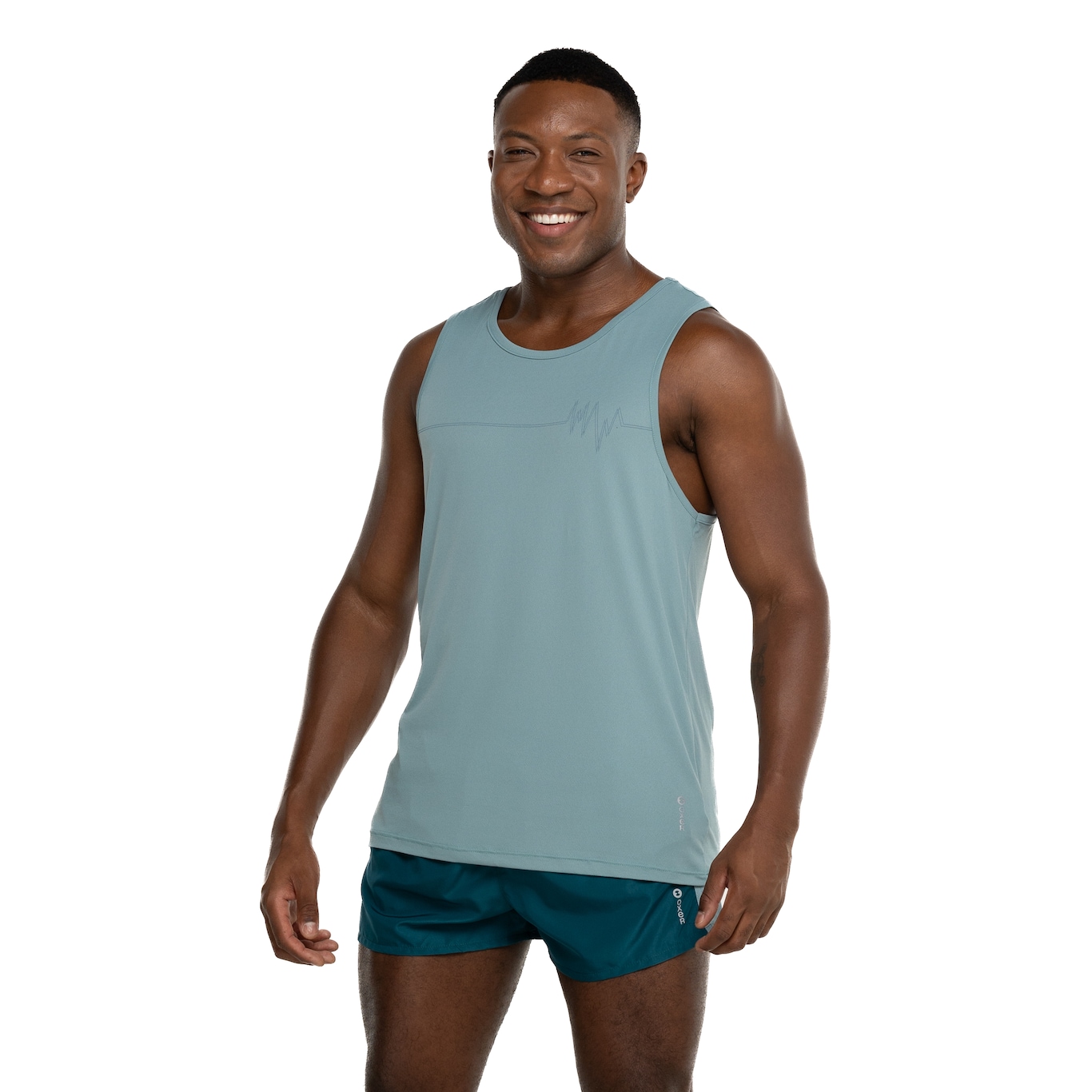 Camiseta Regata Masculina Oxer Crepe Estampada - Video 1