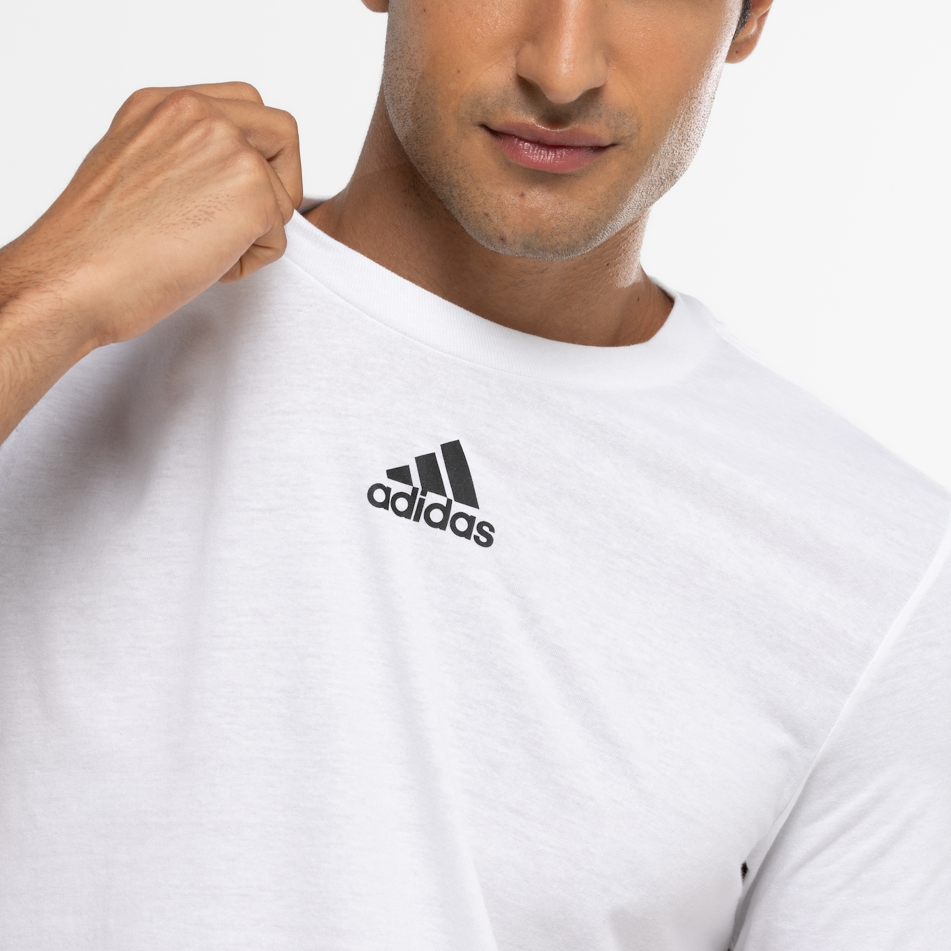 Camiseta Masculina adidas Manga Curta Small Logo - Foto 4