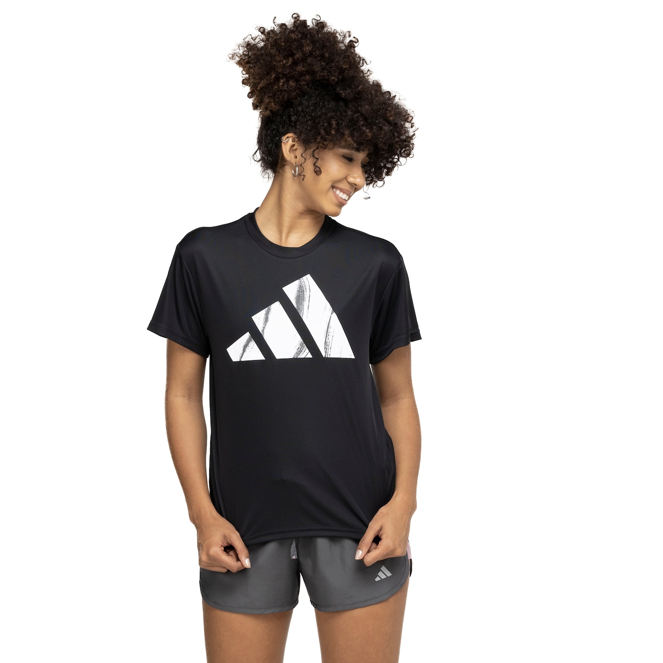 Camiseta adidas Run It Brand Love - Feminina - Video 1