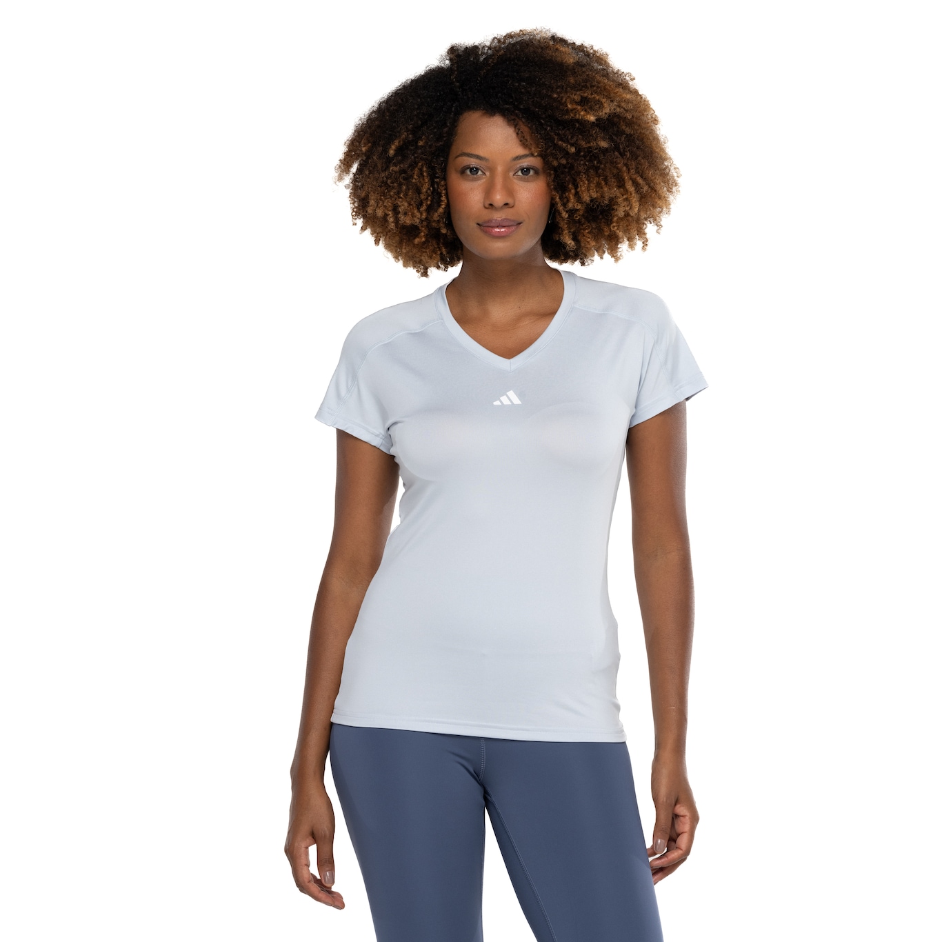 Camiseta Feminina adidas Manga Curta Essentials Minimal - Video 1