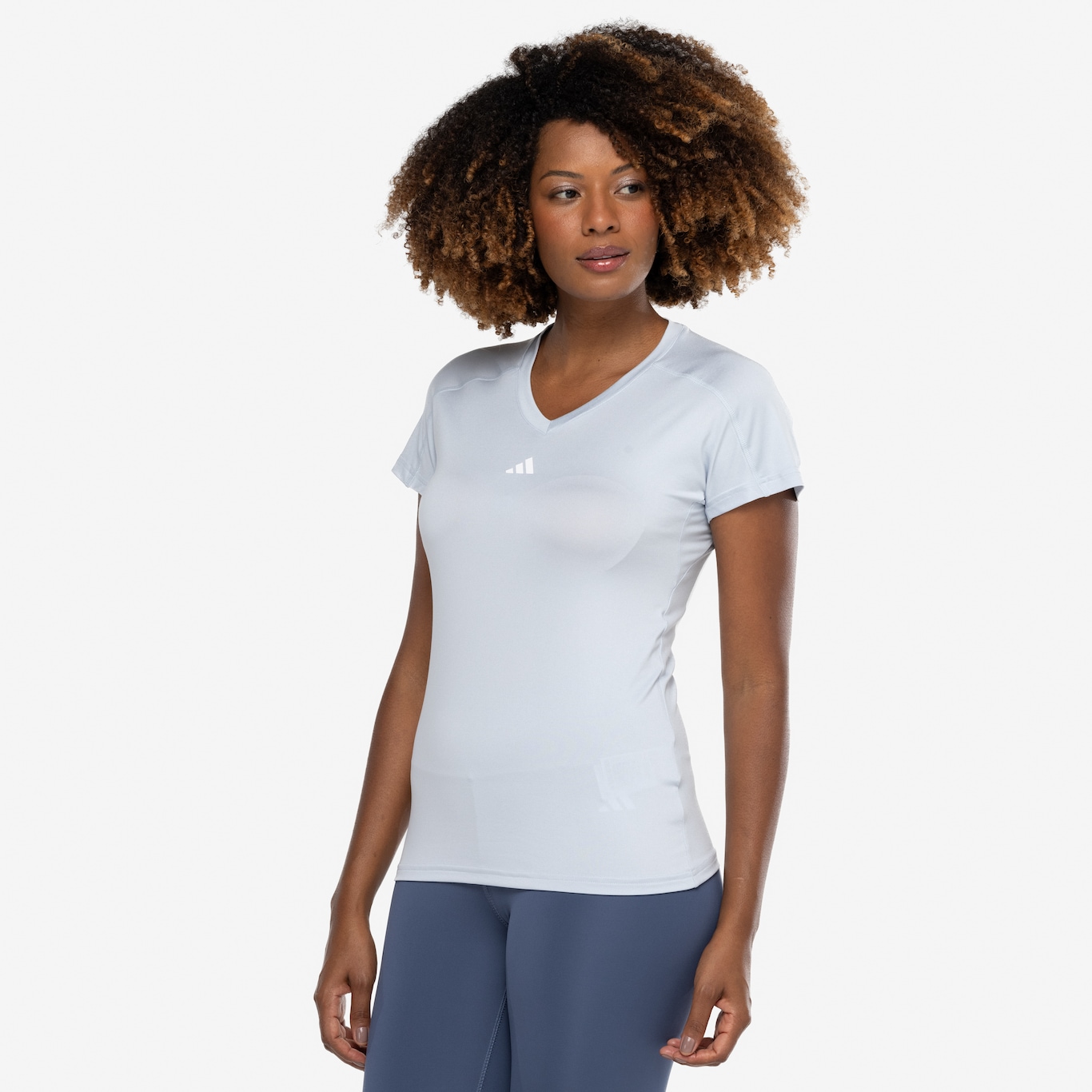 Camiseta Feminina adidas Manga Curta Essentials Minimal - Foto 6