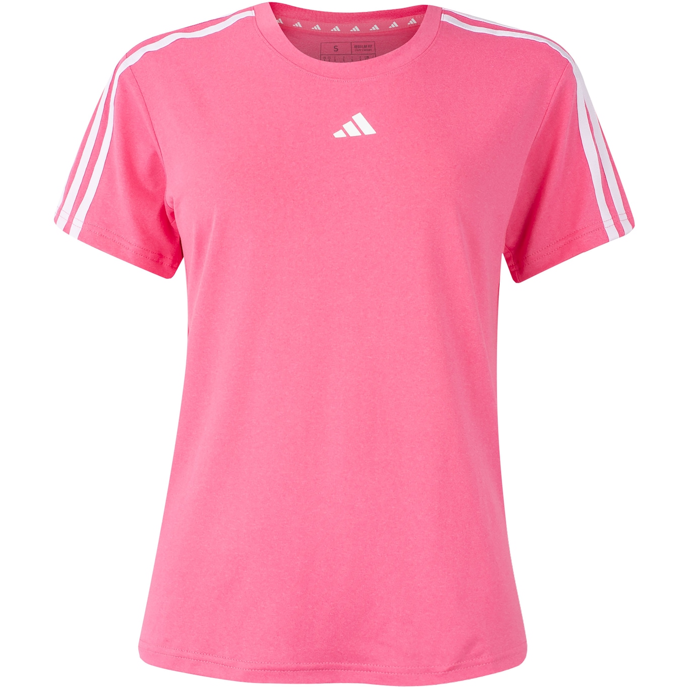 Camiseta Feminina adidas Manga Curta Essentials 3 Listras - Foto 6