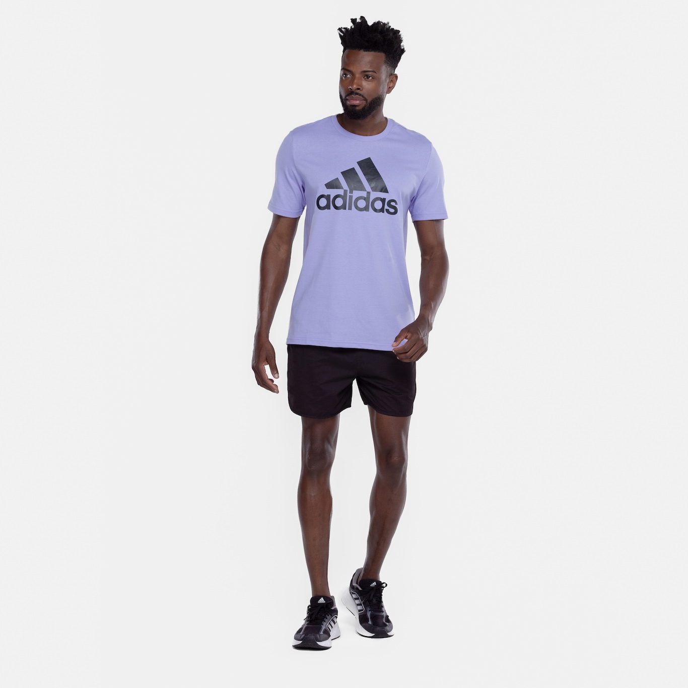 Camiseta Masculina adidas Manga Curta Big Logo - Foto 4