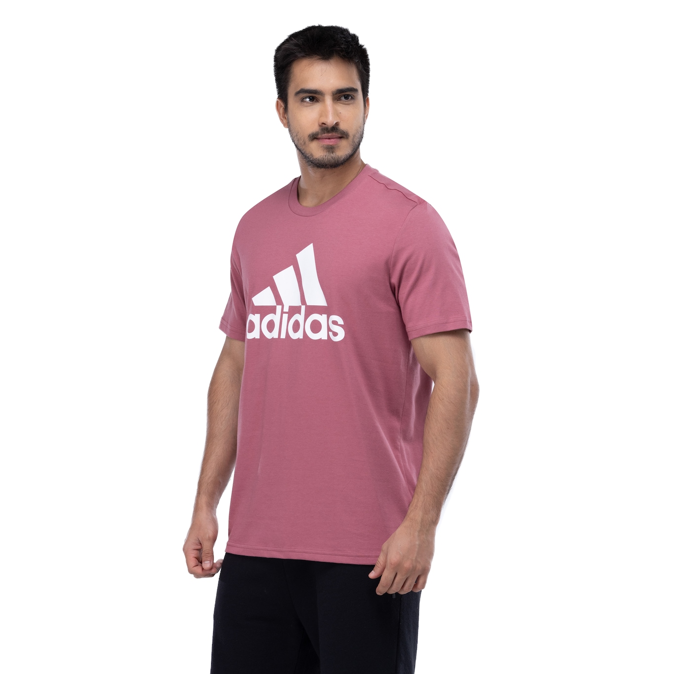 Camiseta Masculina adidas Manga Curta Big Logo - Video 1