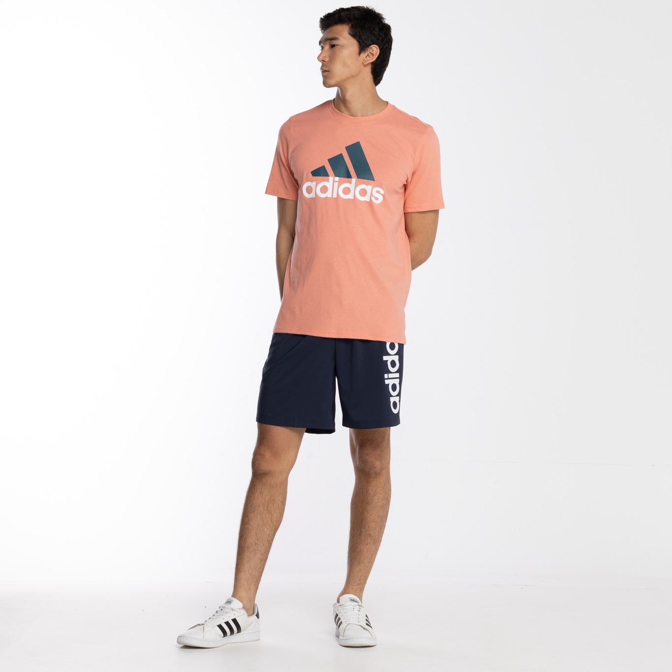 Camiseta Masculina adidas Manga Curta Big Logo - Foto 4