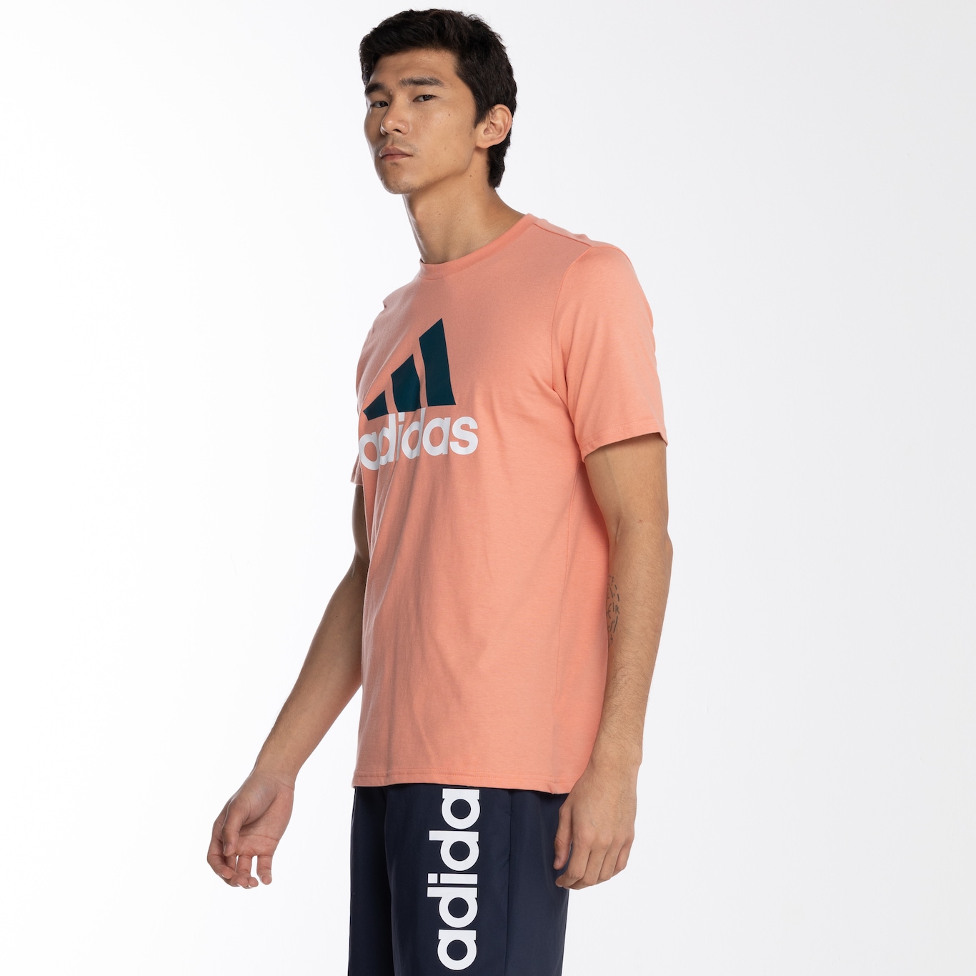 Camiseta Masculina adidas Manga Curta Big Logo - Foto 5