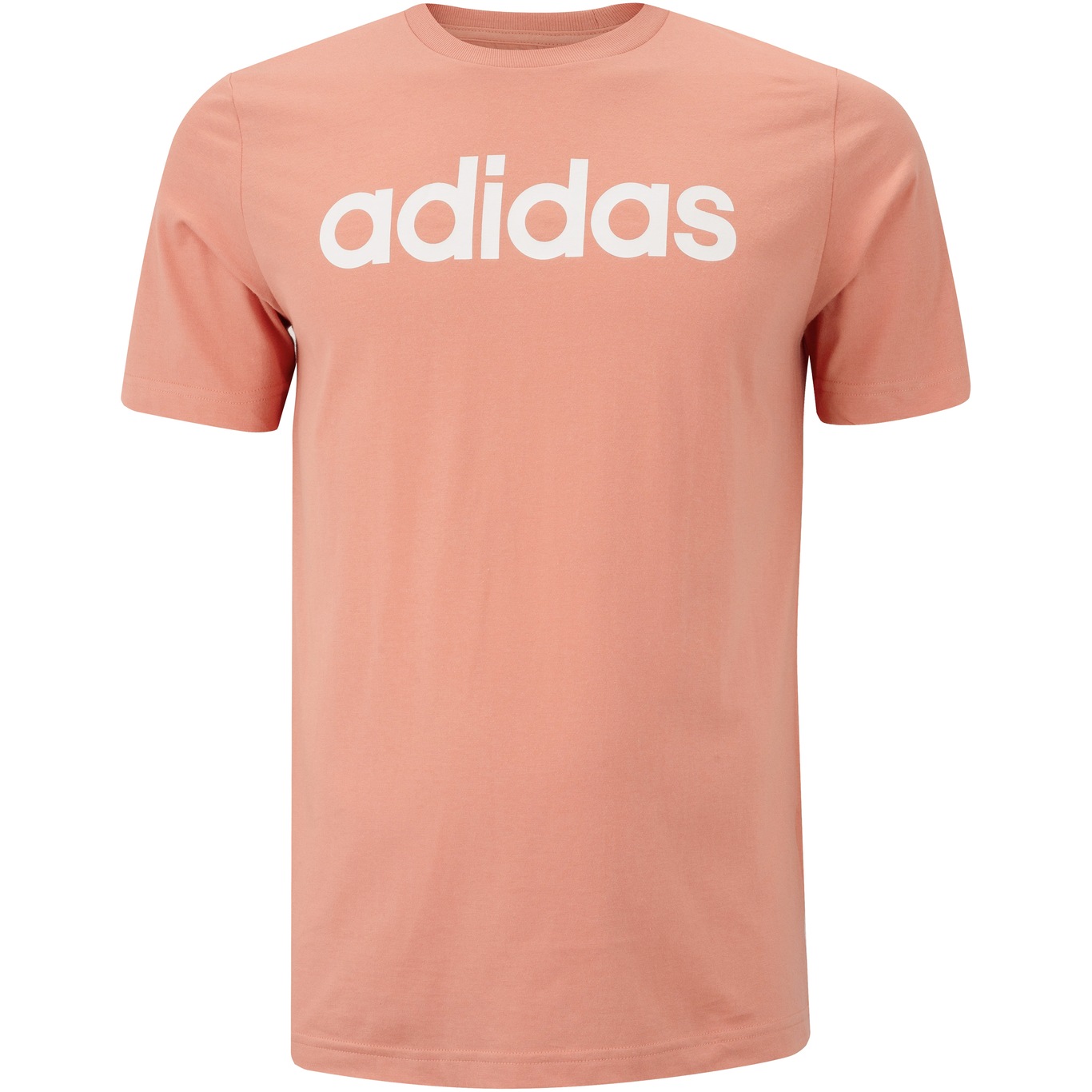 Camiseta Adidas Manga Curta Essentials Linear Logo Branca - Kapiva Calçados