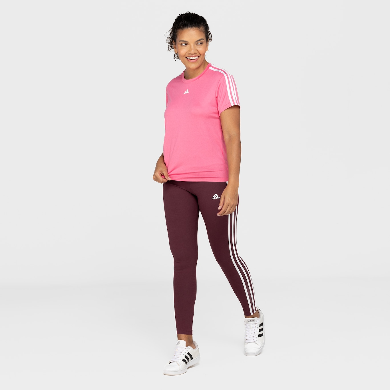 Calça Adidas Legging 3 Stripes Feminina GB4350 - Ativa Esportes