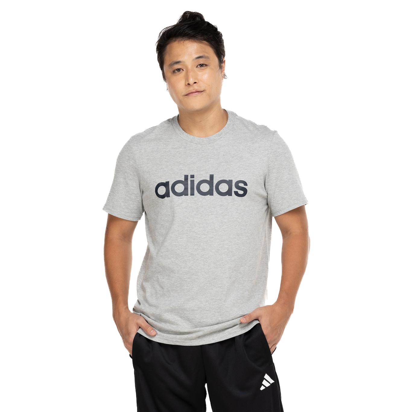 Camiseta adidas Logo Linear - Masculina - Video 1