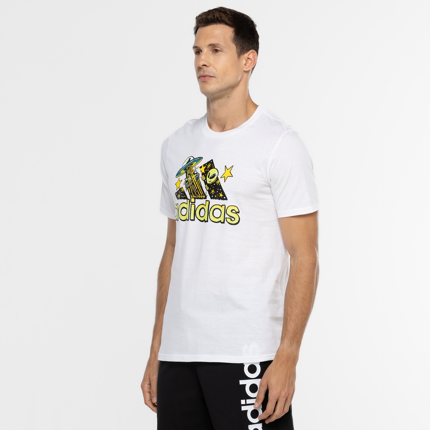 Camiseta Masculina adidas Manga Curta Doodle - Foto 5