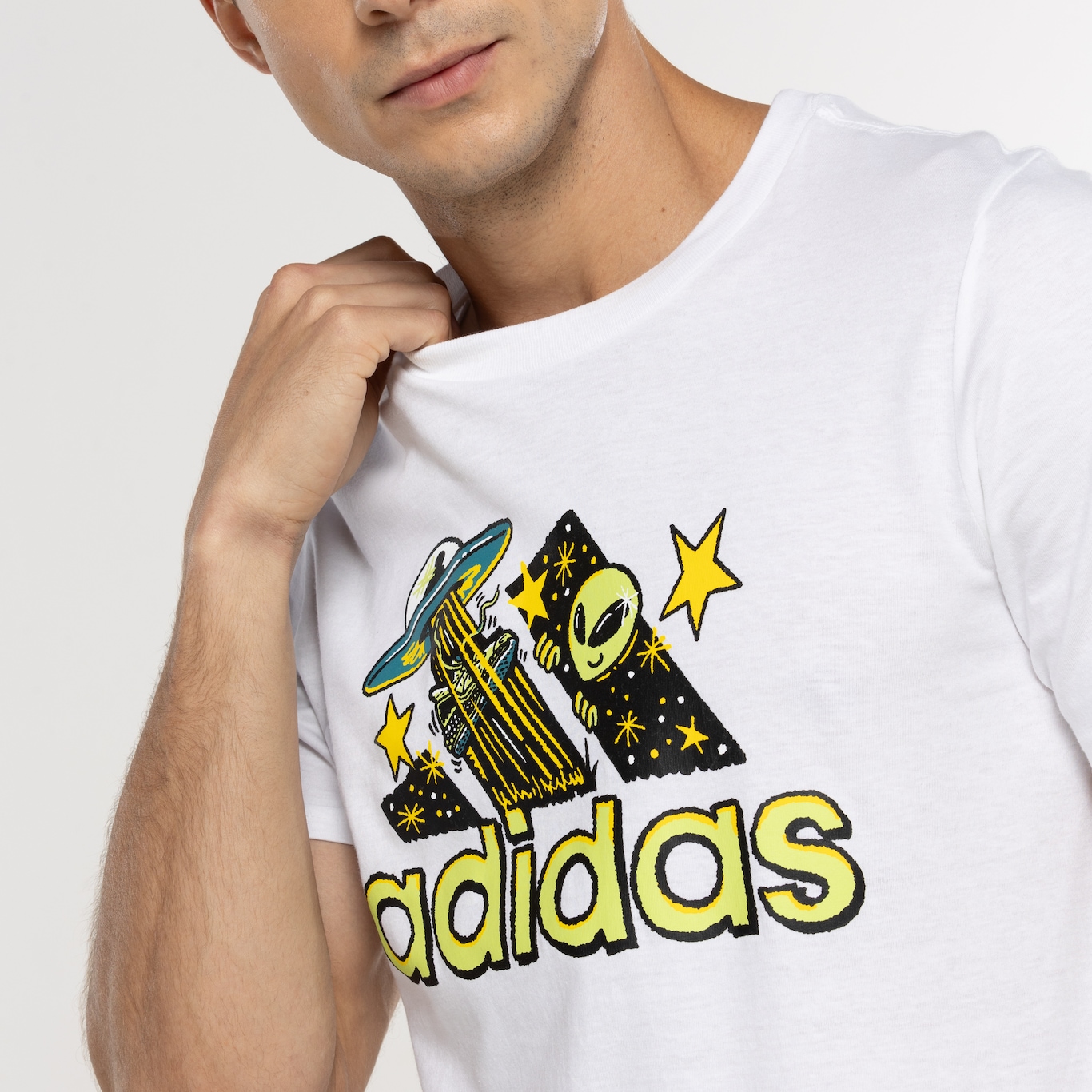 Camiseta Masculina adidas Manga Curta Doodle - Foto 6