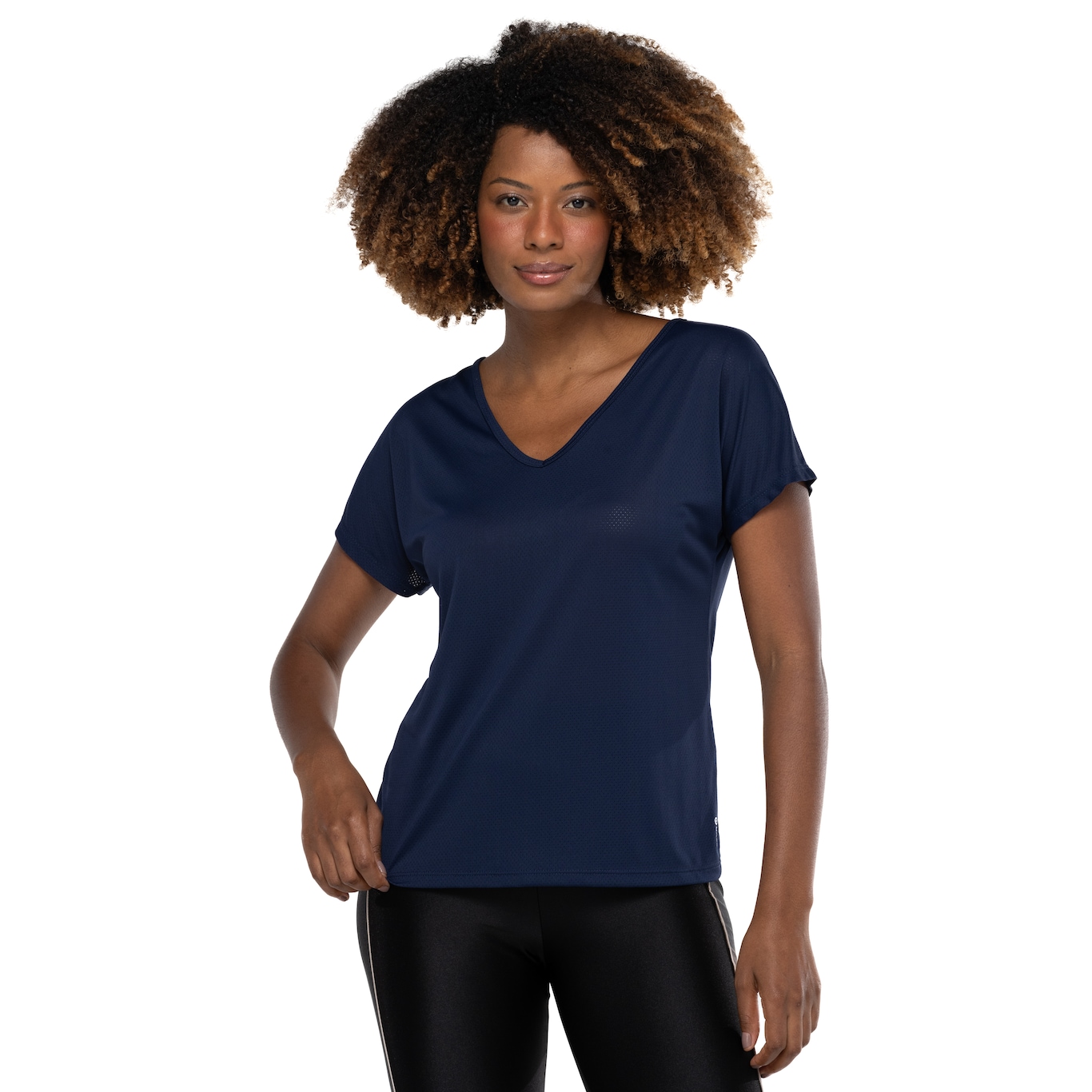 Camiseta Feminina Oxer Decote V - Video 1