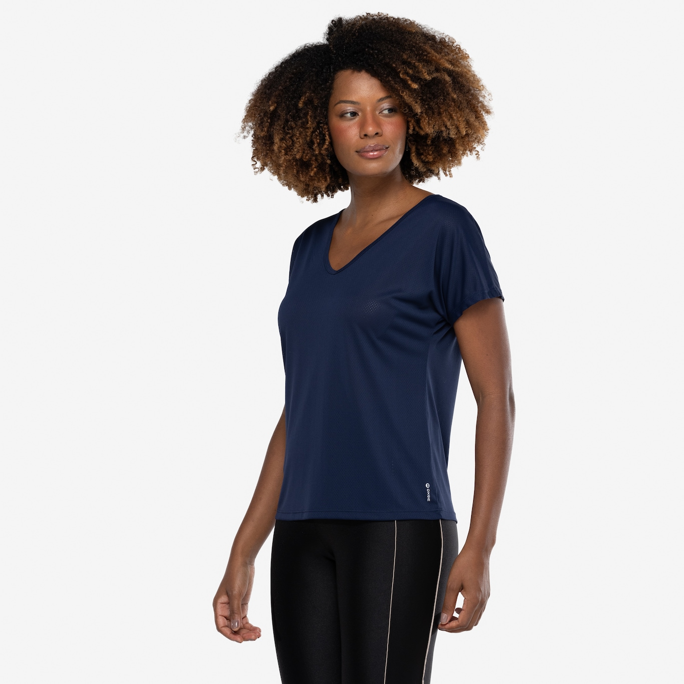 Camiseta Feminina Oxer Decote V - Foto 5